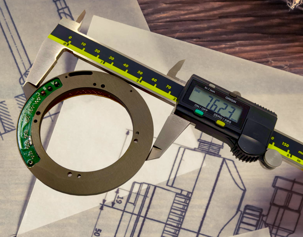 Caliper Over Paper ThinGap